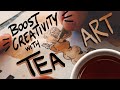 How to create relaxing ART with Tea and Coffee!
