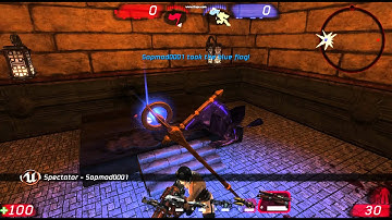 Unreal Tournament 3 VCTF-Ancientfortress HowToGetTheFlag from Godlike bots H.264 Movie