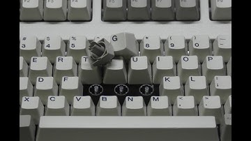 1986 IBM Model M Silver Sound Test | Buckling Spring