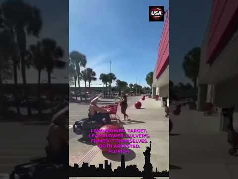 Two Florida Teens Drove a Lawnmower Through Target Then Used a Leaf Blower in Culver's Both Arrested