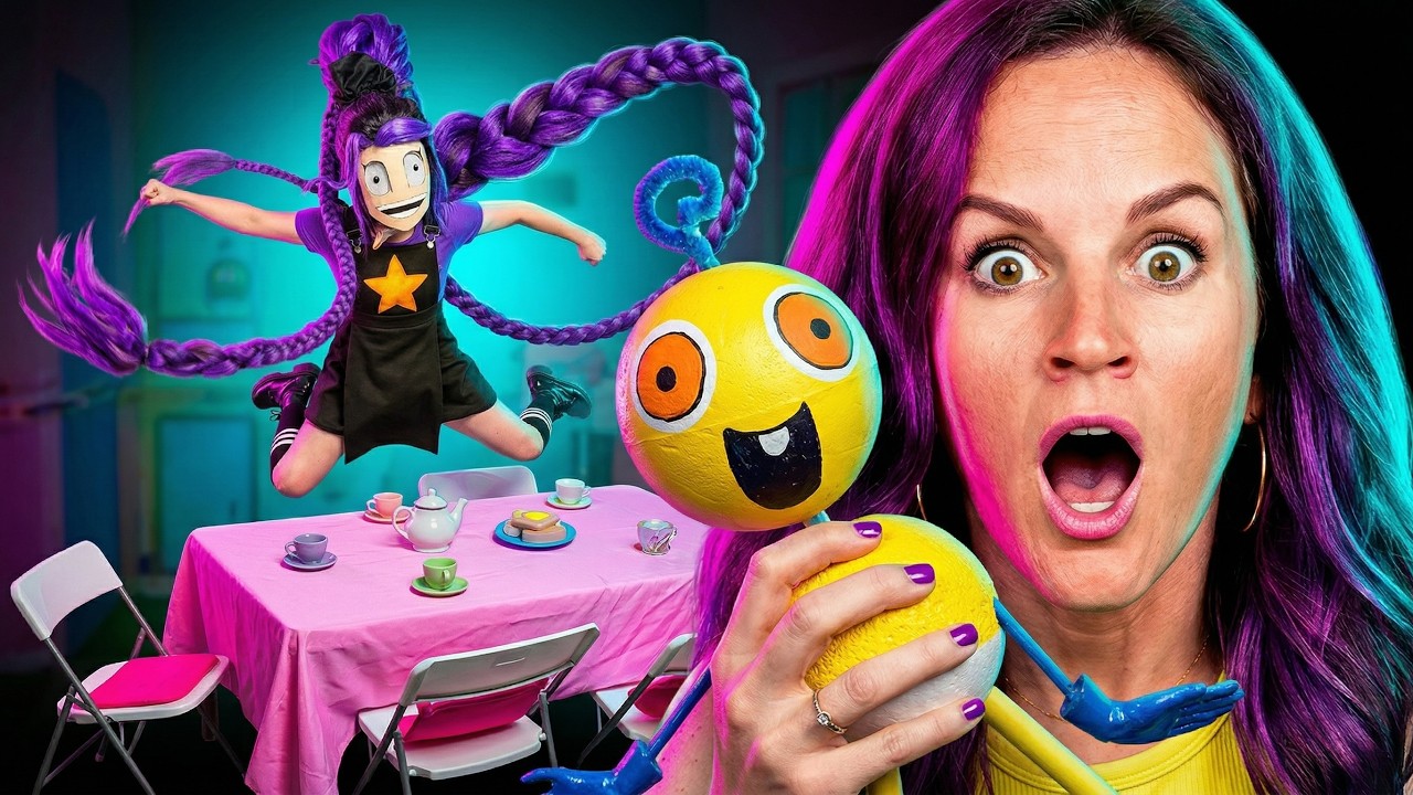 Surviving Poppy Playtime Ch. 5 Lily Lovebraids Dollhouse In Real Life with The Noob Family