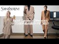 Saint Laurent】24winterのシルク100％のテーラードジャケット