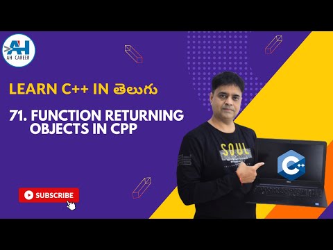71. Functions Returning Objects | C++ Programming Course in Telugu