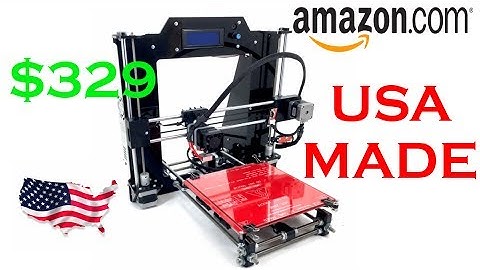 REPRAPGURU Prusa I3 3D Printer Unboxing and Build.  USA Made Amazon 3D Printer.