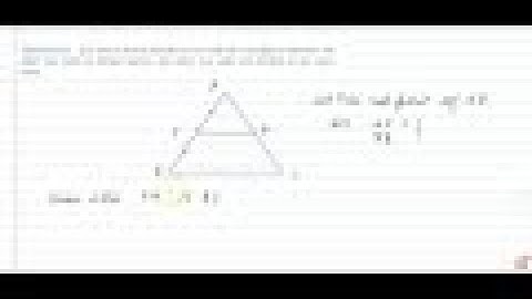 Using Theorem 6.1, prove that a line drawn through the mid-point of one side of a triangle paral...