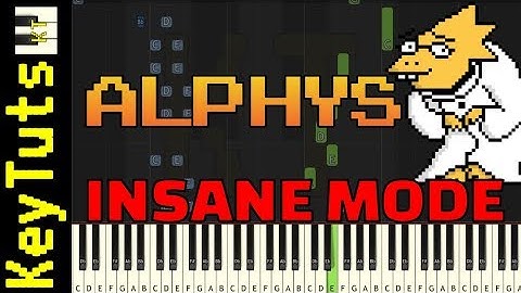 Learn to Play Alphys from Undertale - Insane Mode