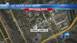 15-year-old boy injured in shooting on Forest Lake Court in Newport News
