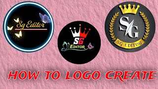 How To Logo Create In Picsart Sg Editor Onw Create