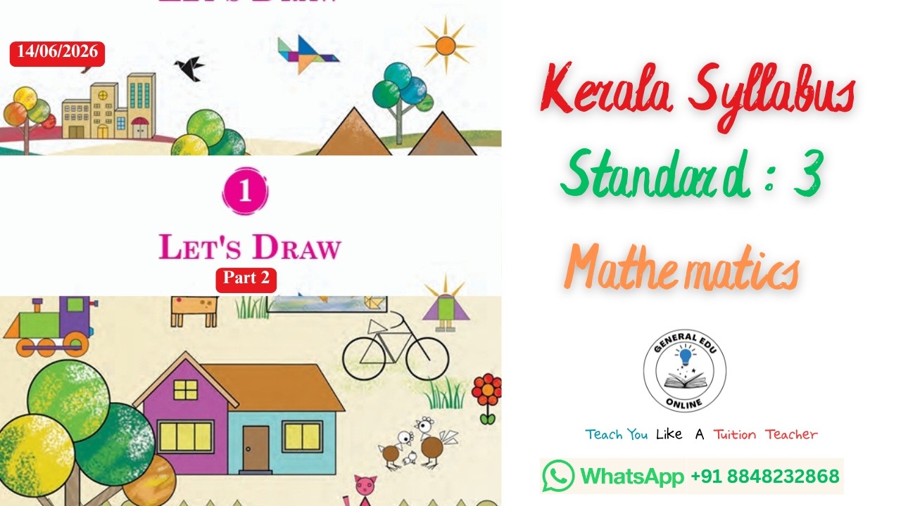 Class 3 Maths Unit 1 Let's Draw (Part 2) - YouTube