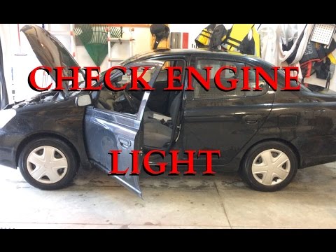 Toyota Echo Check Engine Light - After Oil Change