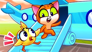 😻 Take Care of Your Pet on the Airplane ✈️|| Baby Stories and Nursery Rhymes by Purr-Purr Tails 🐾