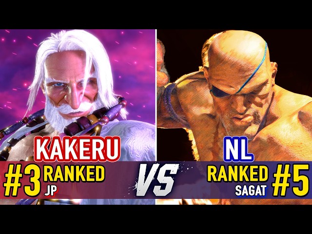 SF6 🤜 KAKERU (#3 Ranked JP) vs NL (#5 Ranked Sagat) 🤛 SF6 High