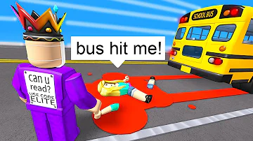 Walking To School in Roblox Ohio BUT It's Dangerous