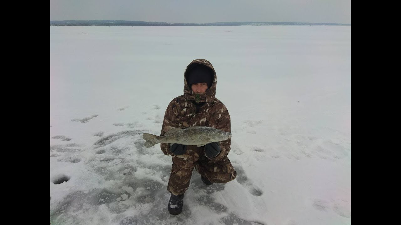 Ловля судака и щуки на ставки, жерлицы. Зимняя рыбалка на Минском море в сильный ветер
