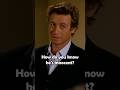 How do you know he's innocent?#shorts #thementalist #viral #tv #youtubeshorts #movie #tvshow #fyp