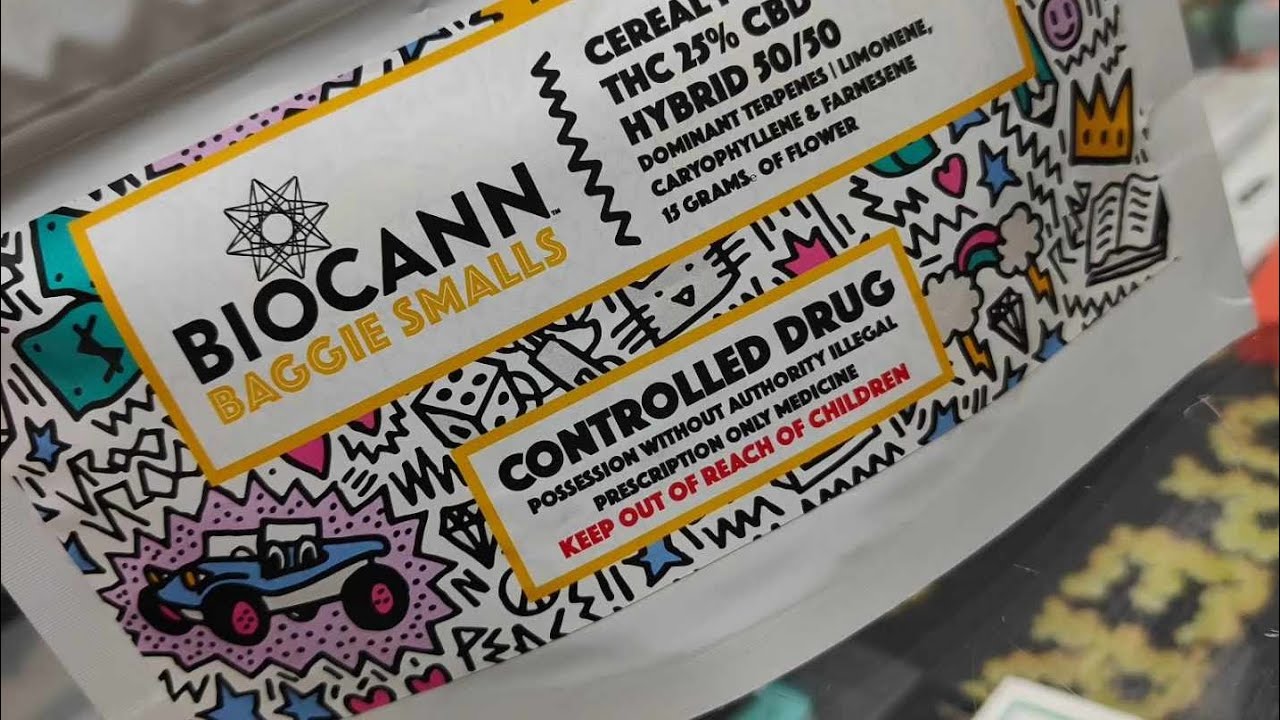 Biocann Cereal Milk 25% - YouTube