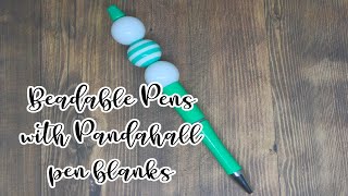 Beadable Pen with Pandahall blanks