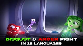 Inside Out - Disgust & Anger Fight In 18 Languages Multilanguage