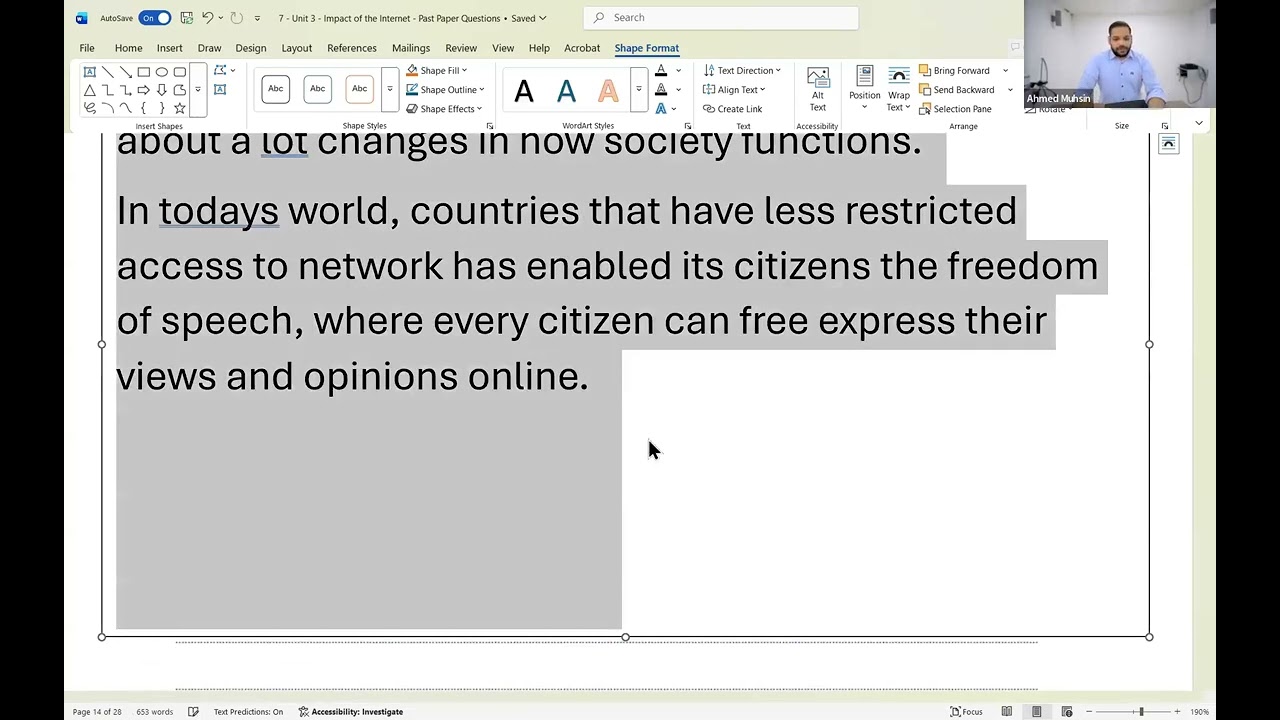 Lesson 42 - Theory – Revision - Edexcel IGCSE ICT (Preparing for 2026 Exams)