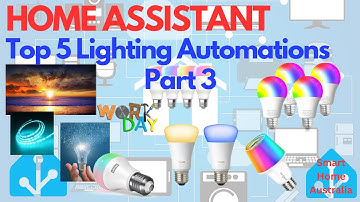 HOME ASSISTANT - SUN and WORKDAY INTEGRATION - LIGHTING AUTOMATION PART 3 of 5