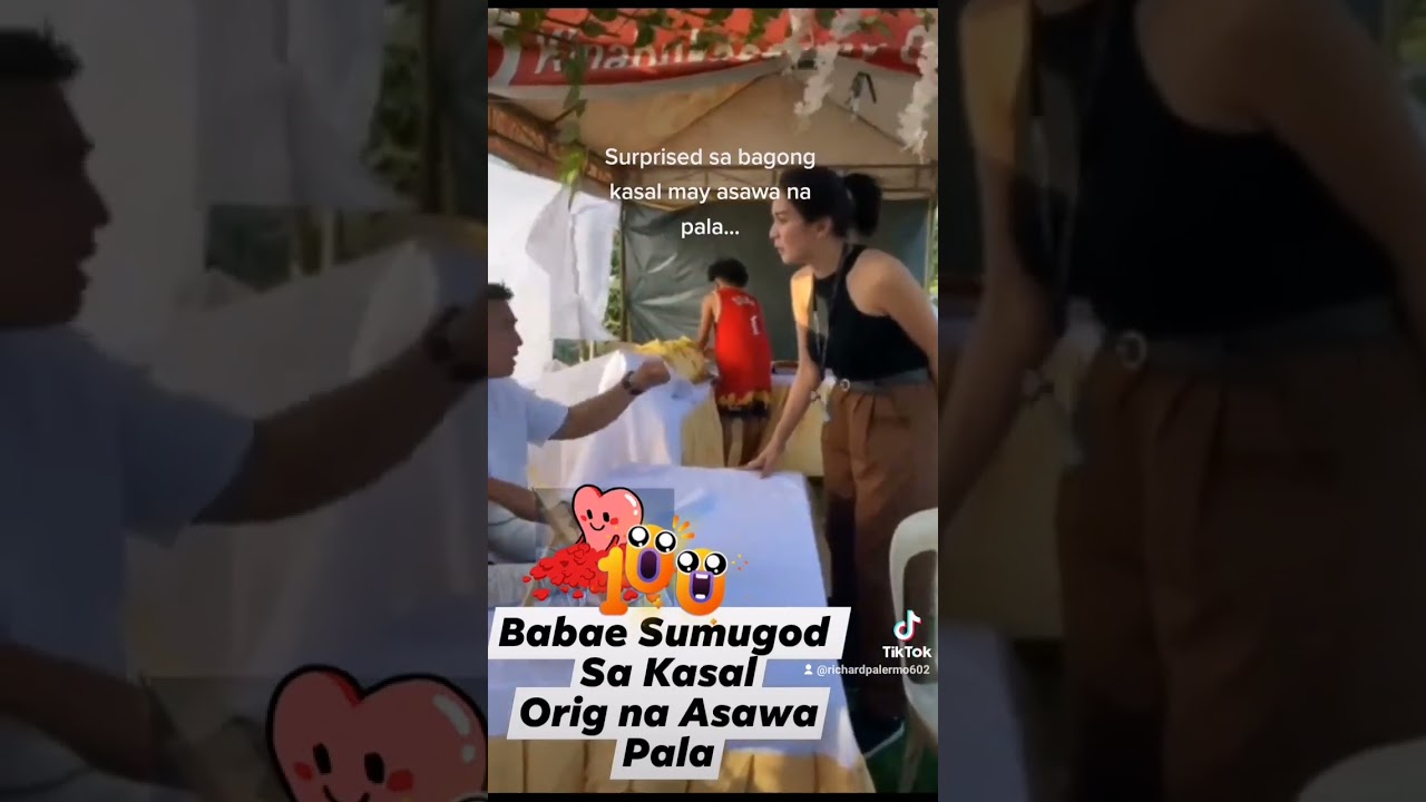 Surprised ng original na asawa sa bagong kasal