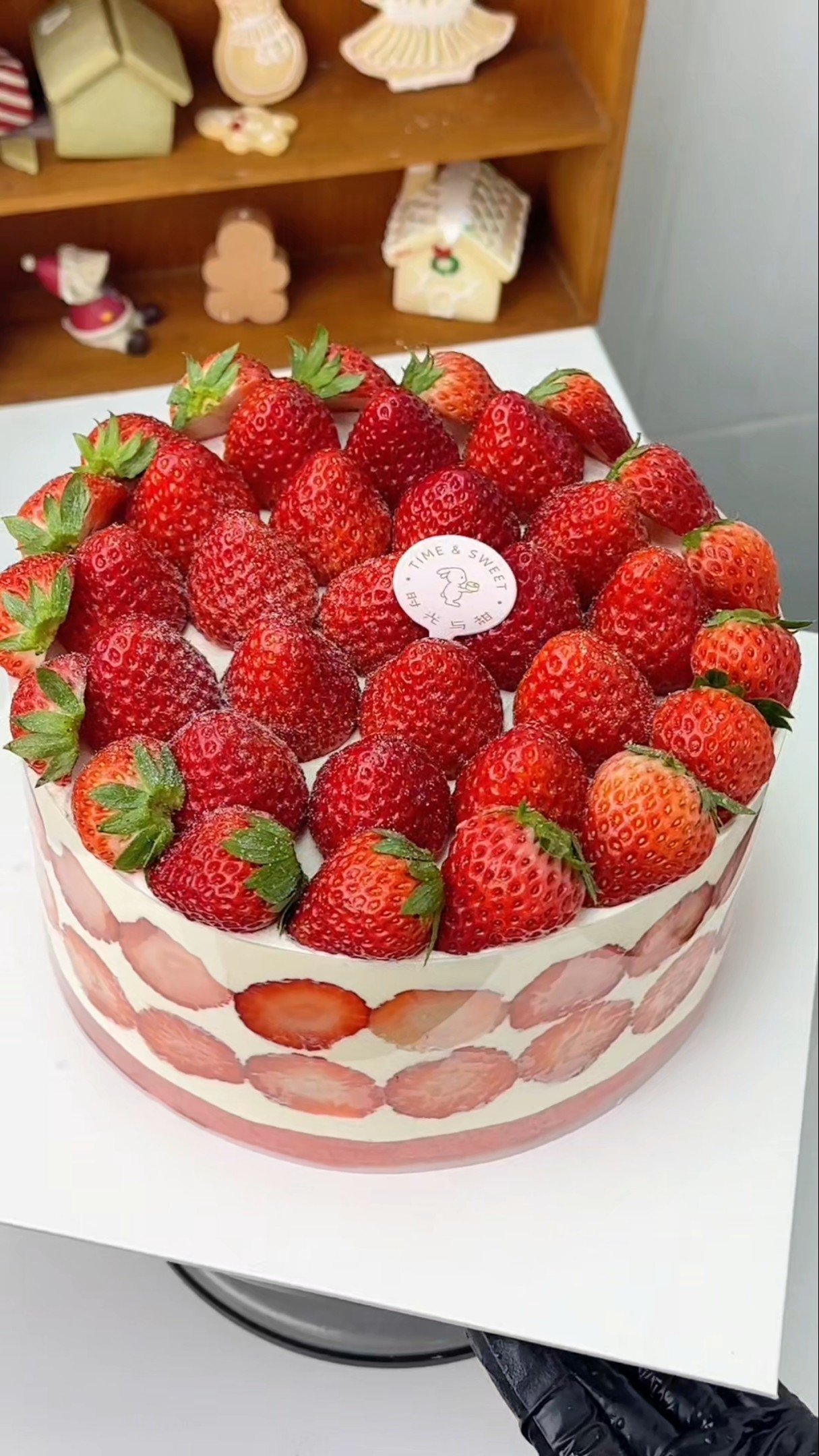 Immersive Cake Making | Red Velvet Strawberry Cake Tutorial❗️ Desserts Heal Everything Strawberry