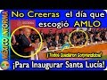 No creerás el día que escogió AML0 para inaugurar Santa Lucía