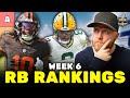 Week 6 Running Back Rankings & Tiers | Fantasy Football 2025