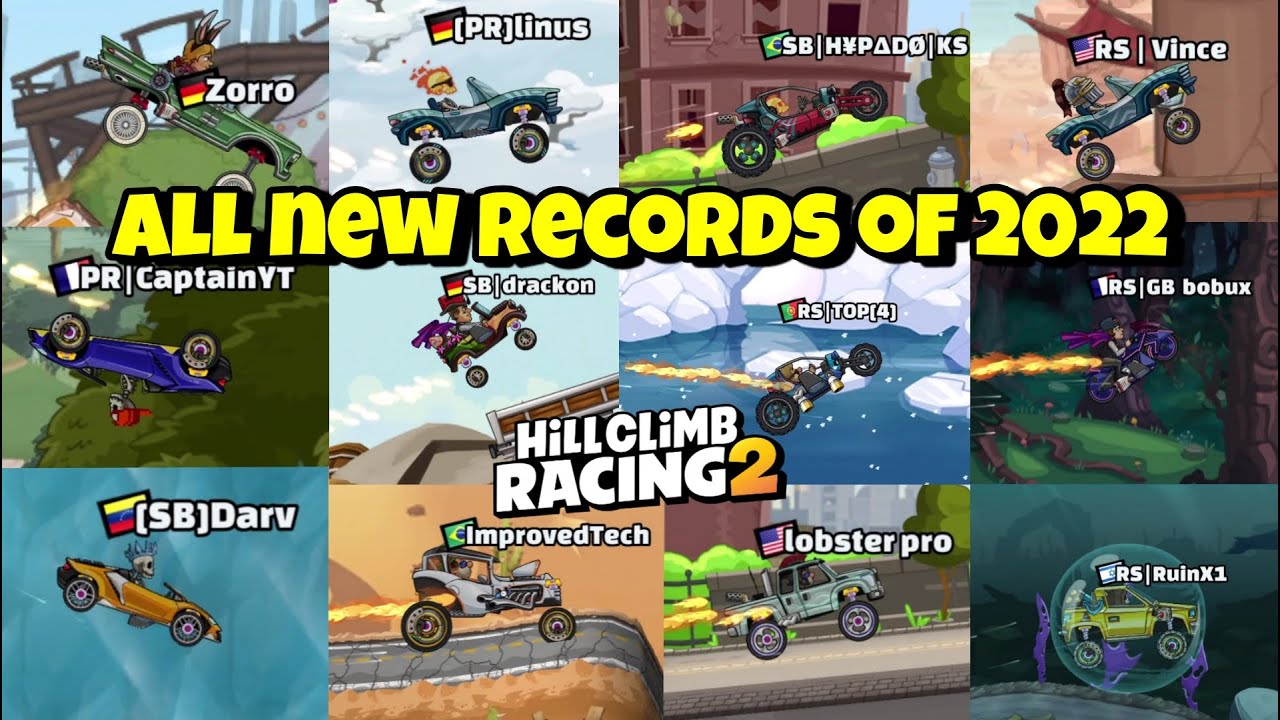 Hill Climb Racing 2 - 🔥All New Records of 2022🔥 