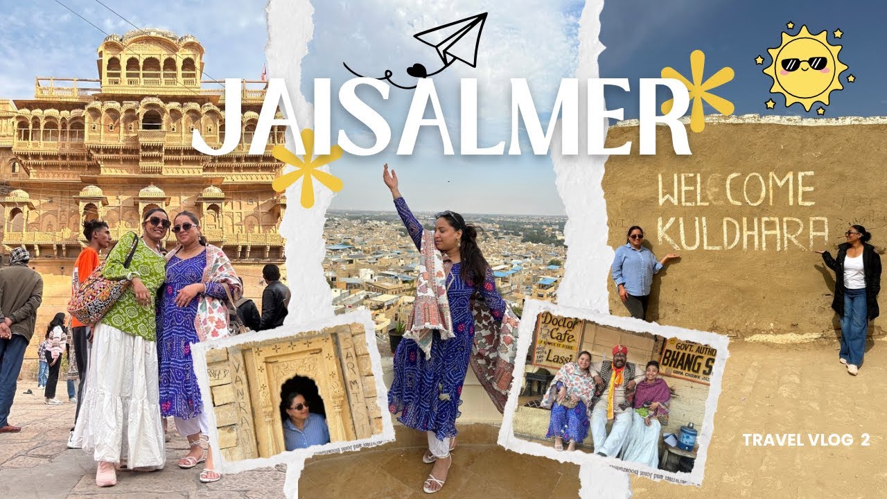 Jaisalmer🐪 trip ✈️with bestie 👯 Vlog 2 | Usha Jeengar | #jaisalmervlog #jaisalmertrip #newyoutuber 