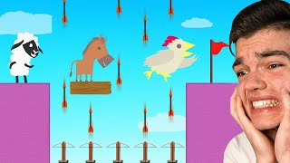 1000 Strza Vs 3 Noob ultimate Chicken Horse