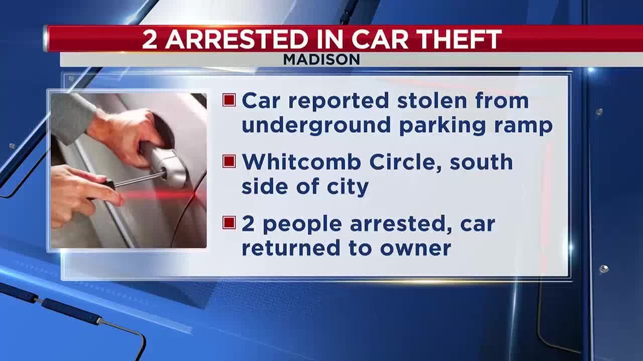 Two people accused of stealing car on Madison’s south side - YouTube
