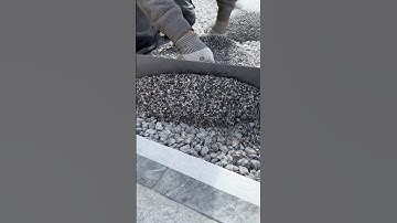 Resin Bound Surfacing satisfying finish on Vuba’s Palazzo Blend. #resinbound #satisfying #asmr