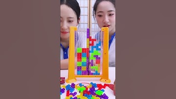 纽奇经典的俄罗斯方块，手机游戏变到桌面，和小朋友玩轻松又解压！#玩具 #益智玩具 #燒腦
