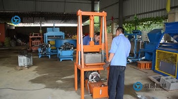 Hydraulic block cutting machine|Brick cutting machine|Brick splitting machine #stonecuttingmachine