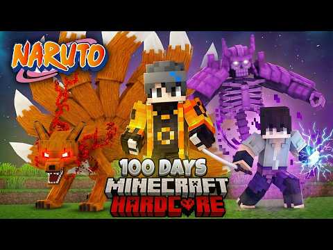 I Survived 100 Days On Naruto World In Minecraft Hardcore