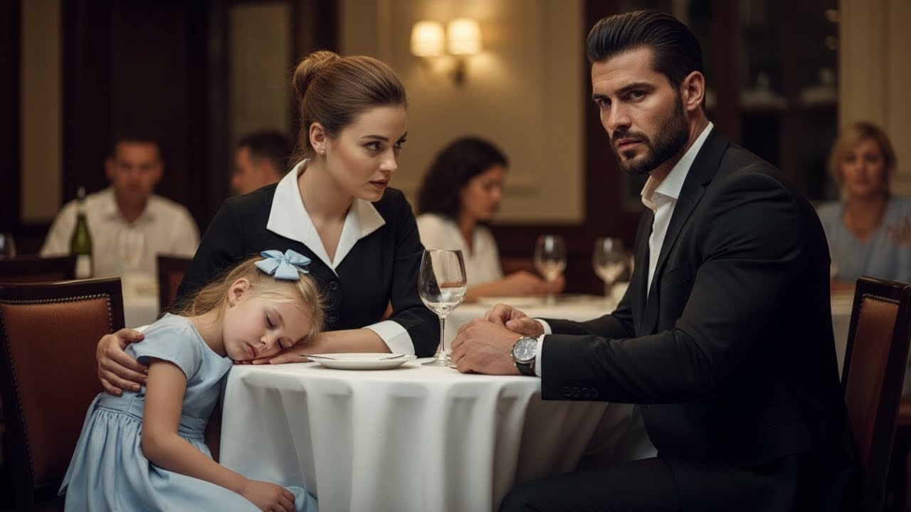 The mafia boss’s daughter falls asleep in the waitress’s arms — and his reaction changes everything.
