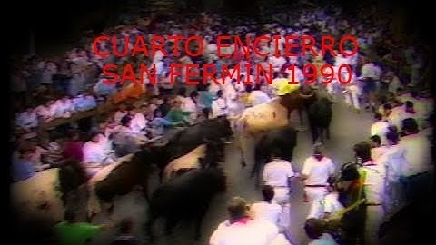Cuarto Encierro San Fermín 1990/Cebada Gago