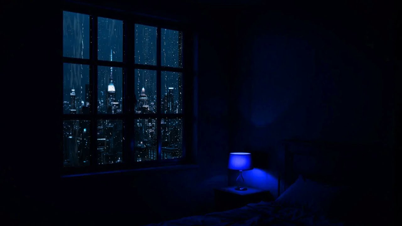 Best Perfect Rain Sound • Cozy Rain on Window Ambience for Sleep Focus Work - Relaxing Rain Moment !