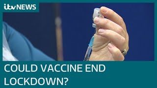 UK to hit vaccine target - could this end lockdown? | ITV News