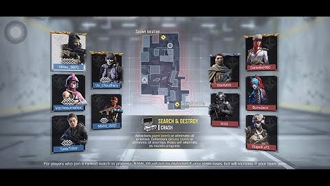 COD : Mobile || Search & Destroy || Crash Map