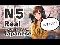 Japanese Listening Practice N5 | Real Life Moments #6 (Not Textbook)
