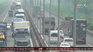 Xử lý nghiêm xe chạy vào làn dừng khẩn cấp trên cao tốc - 60 Giây, HTV9