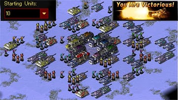 Extra Small Map With 10 Starting UNITS: Red Alert 2 Yuri
