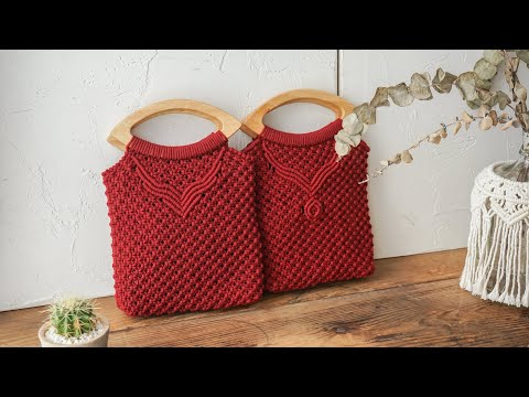 Video Macrame|DIY macrame fashion handbag #8 - youtube