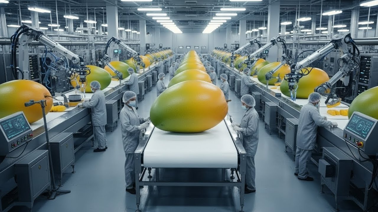“How Dried Mangoes Are Made for Global Export – Full Factory Process”