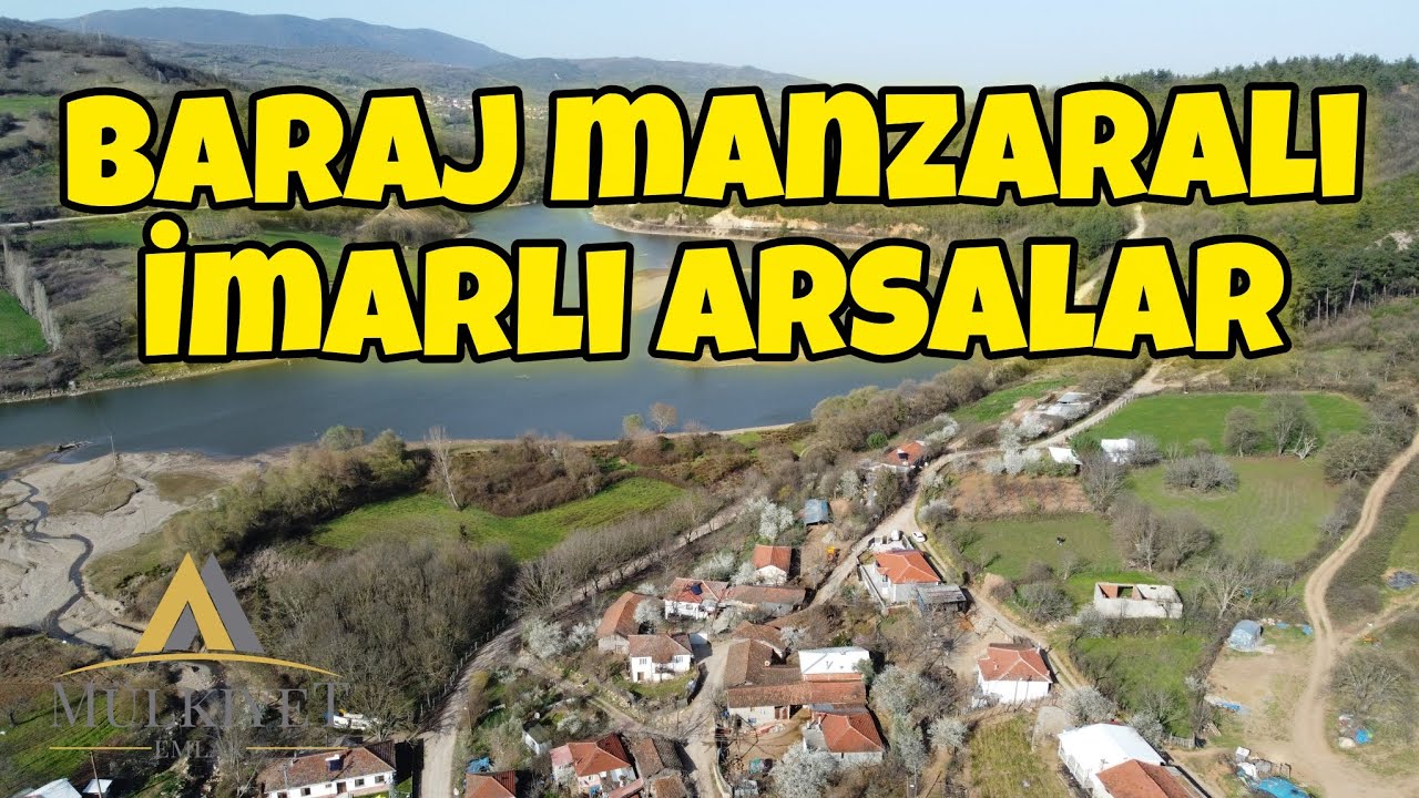 BALIKESİR GÖNEN ILICAOBADA BARAJ MANZARALI İMARLI ARSALAR