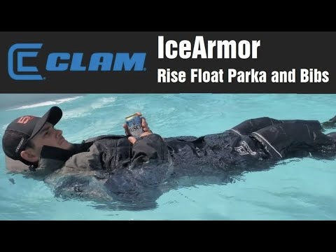 CLAM IceArmor Float Suit Review #icefishing #safetyfirst #floating #clam # fishing #falling 