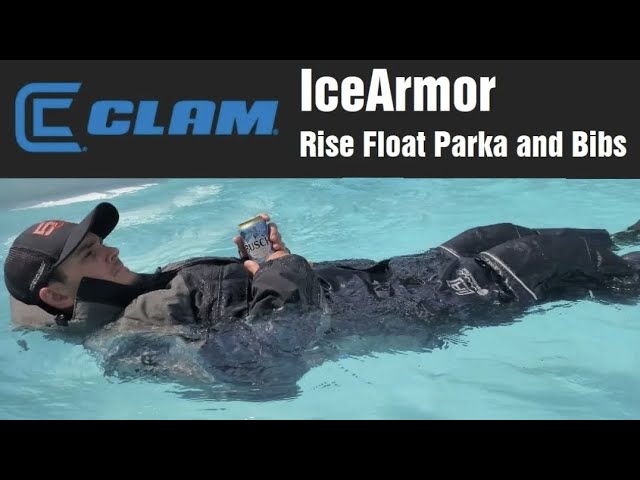 CLAM IceArmor Float Suit Review #icefishing #safetyfirst #floating