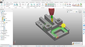PowerMill  2019 Tutorial #39 | 2.5D Mill Constants Z Machining  & Curve Machining